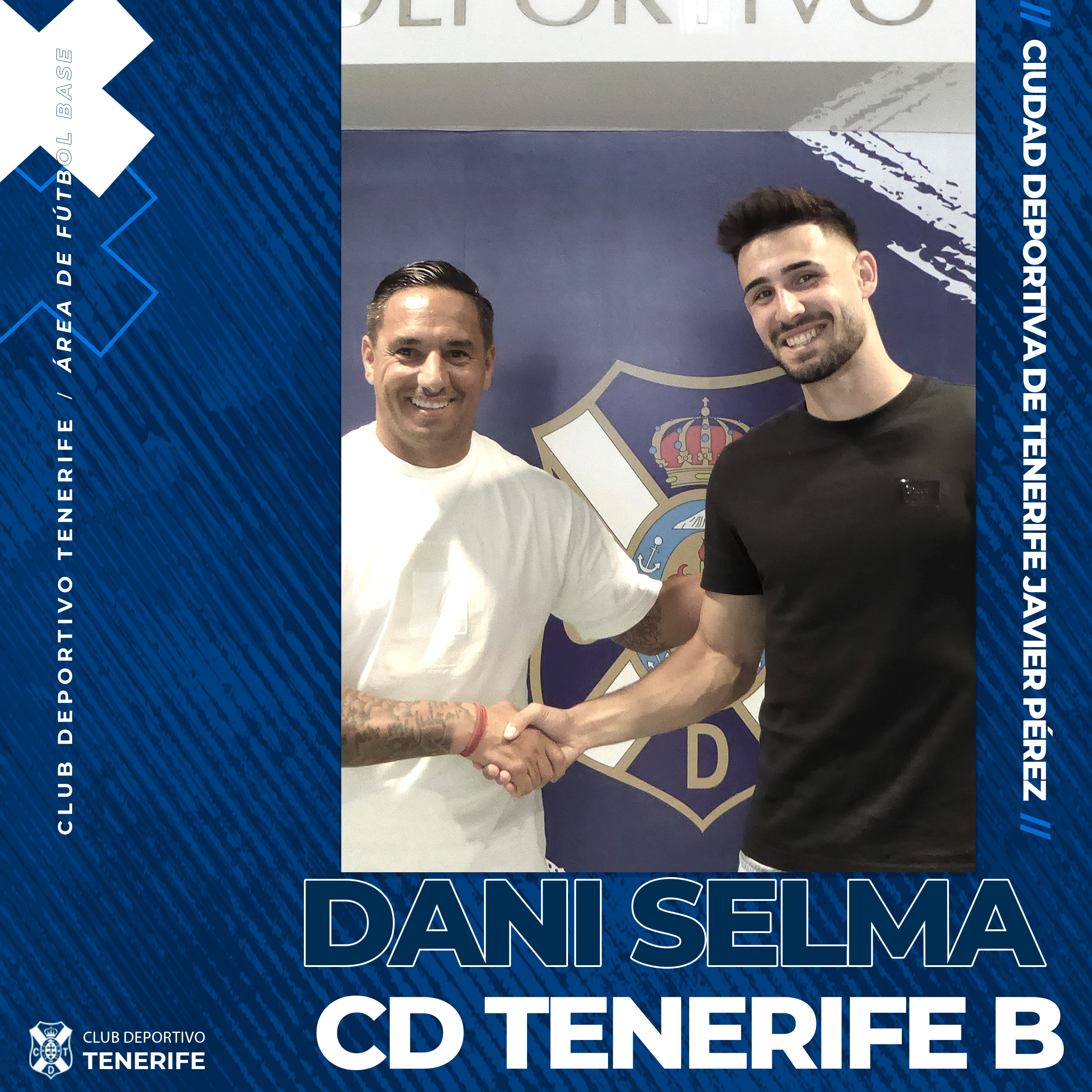El jugador del Tenerife B pero que entrena con el primer equipo, Dani Selma, renueva hasta 2026