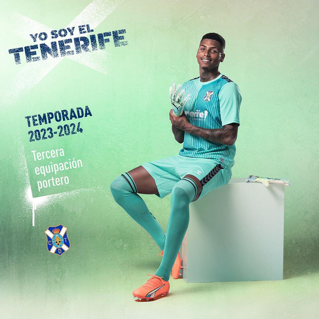 Presentada la nueva tercera equipación de portero del CD Tenerife 23-24