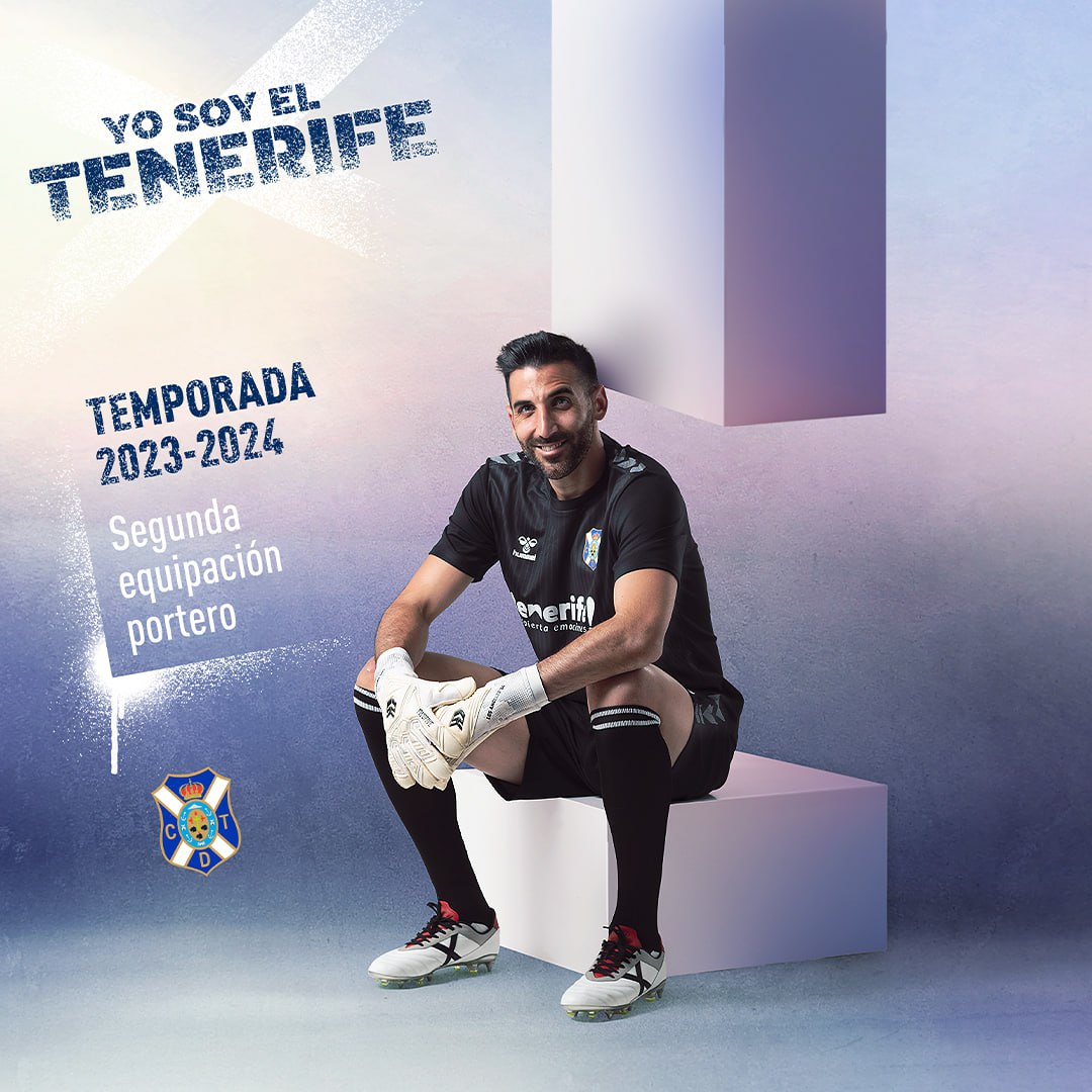 Presentada la nueva segunda equipación de portero del CD Tenerife 23-24