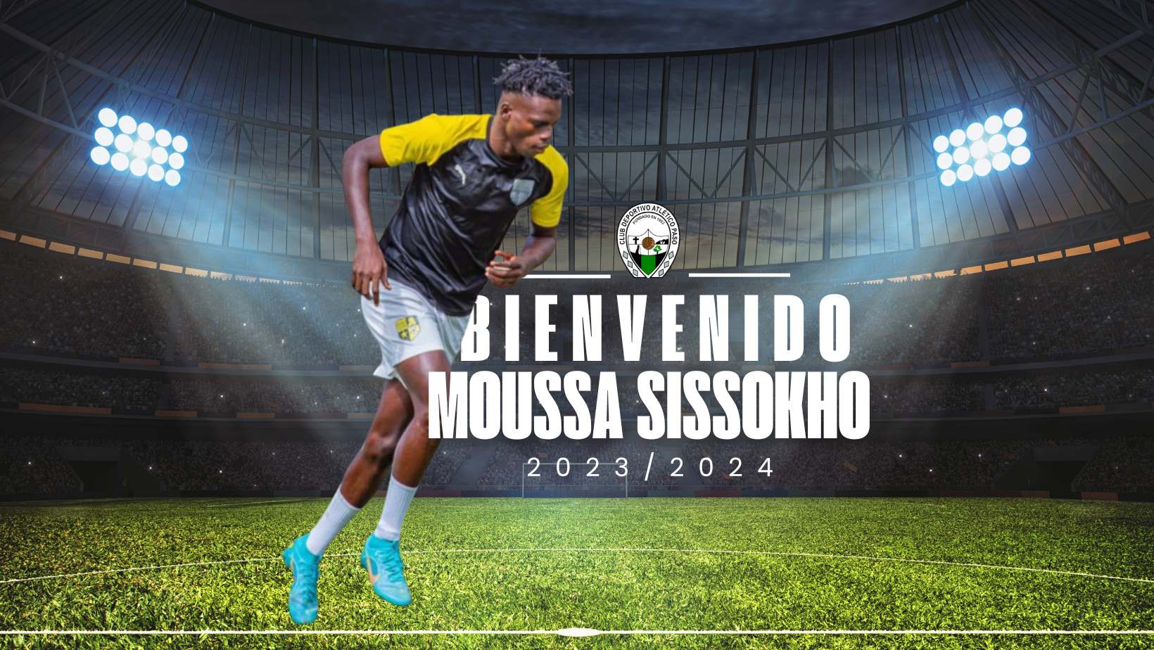 El Internacional Sub 19 por Senegal, Moussa Sissokho, nuevo delantero del Atlético Paso