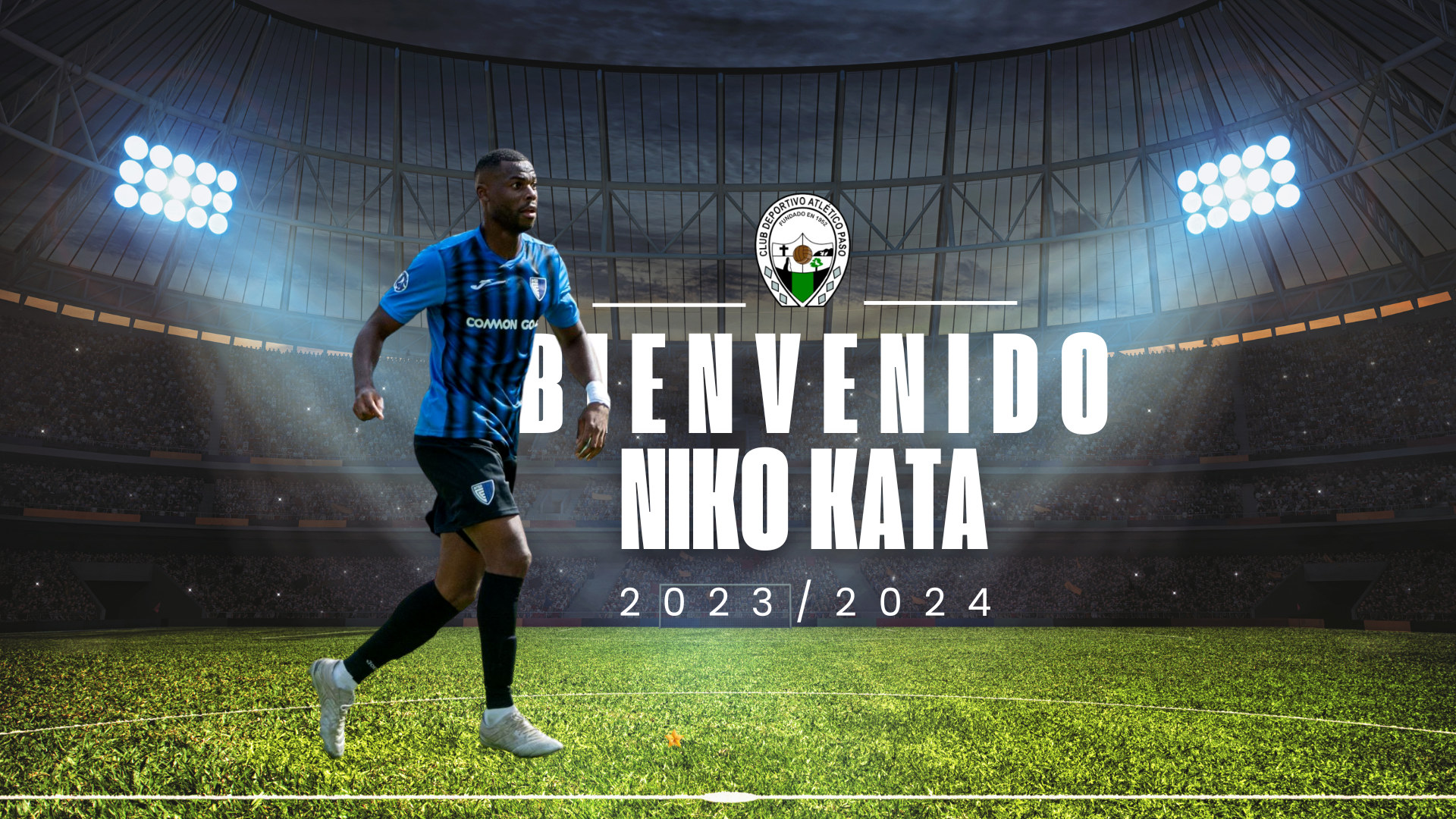 El internacional ecuato-guineano Niko Kata, nuevo jugador del Atlético Paso 