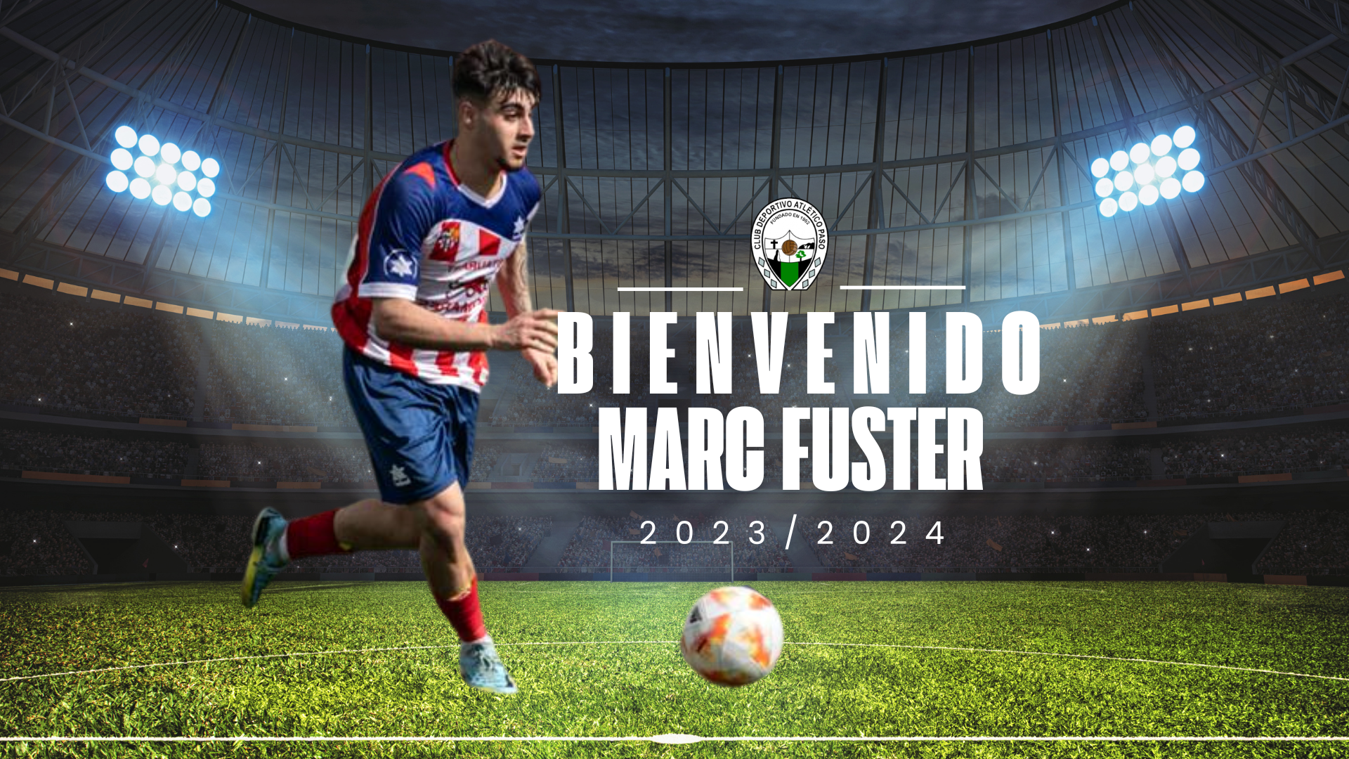 El joven extremo catalán Marc Fuster se suma a la plantilla del Atlético Paso