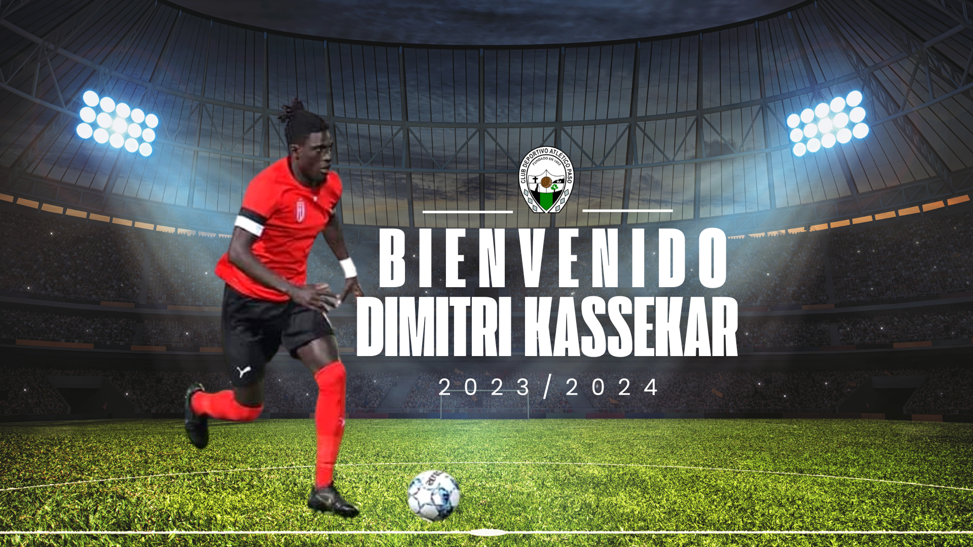 El senegalés Dimitri Kassekar se suma al mediocentro defensivo del Atlético Paso