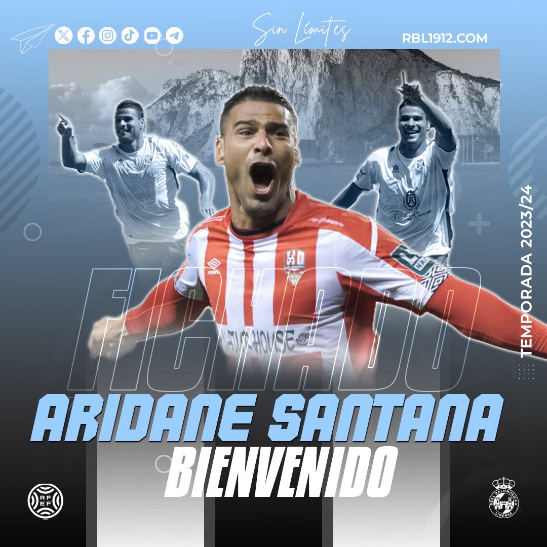 Aridane Santana, ex blanquiazul y que no siguió en el Atlético Paso, ficha por la Balompédica Linense