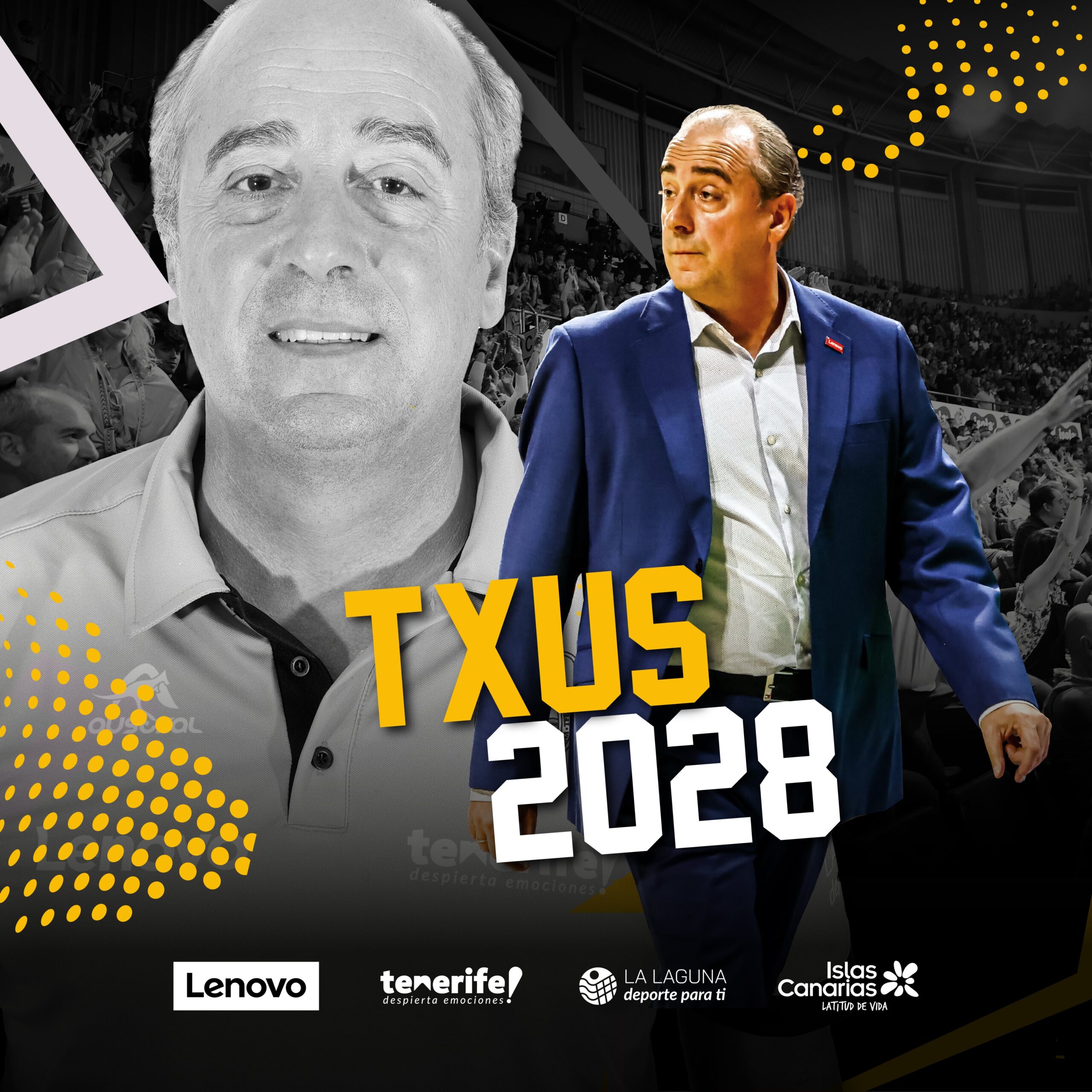 Txus Vidorreta renueva con el Lenovo Tenerife por 4 temporadas más, hasta 2028