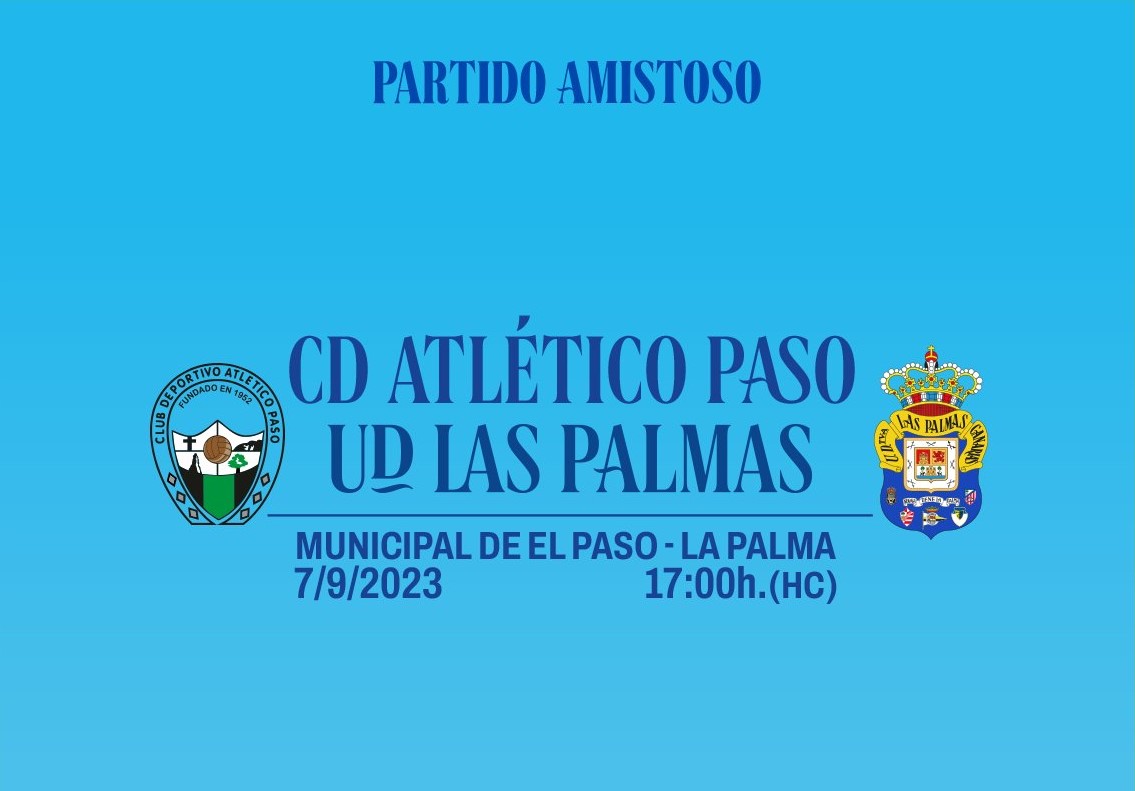 Atlético Paso y UD Las Palmas disputan un amistoso en La Palma