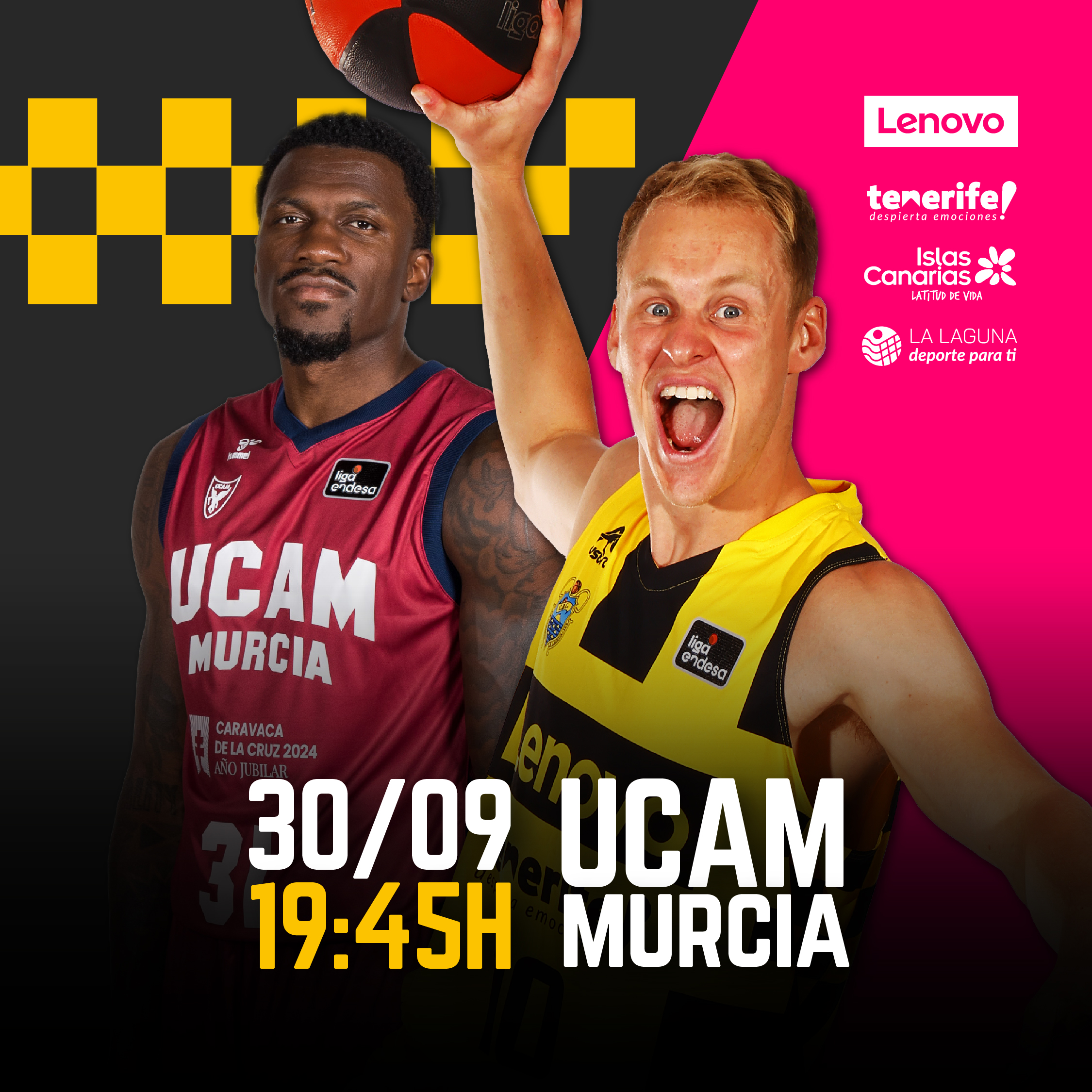Previa del UCAM Murcia – Lenovo Tenerife (Jª. 3 – Liga Endesa)