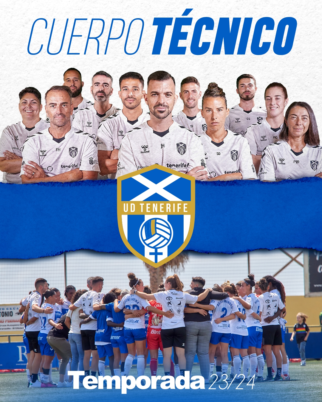 La UD Tenerife abre la temporada 23-24 con un staff técnico de gran nivel 