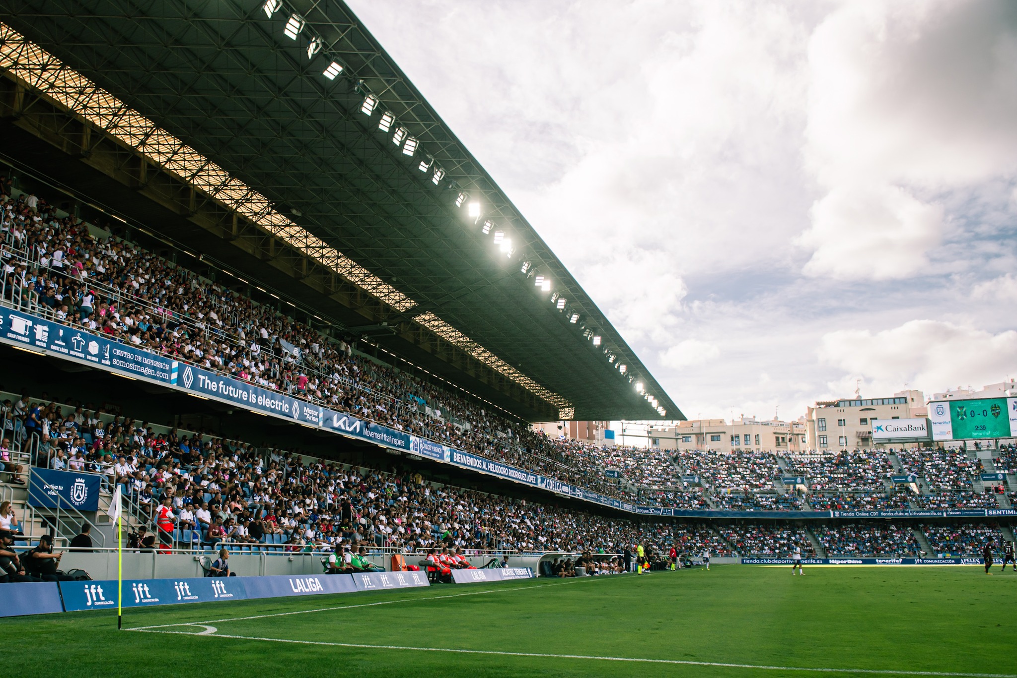 El Tenerife-Levante, con 19.151 espectadores, mejor afluencia al Heliodoro esta temporada