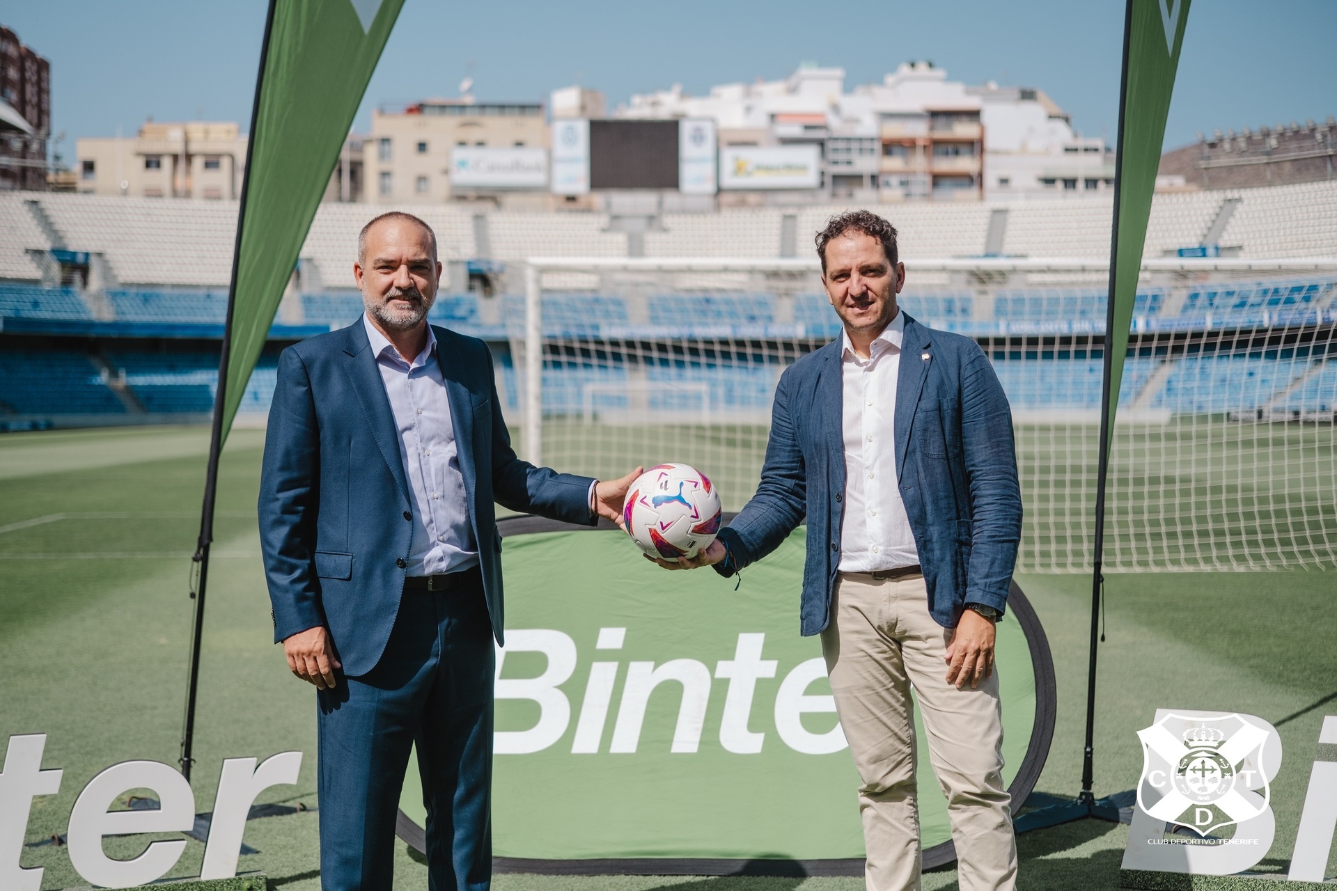 BINTER se convierte en patrocinador oficial del CD Tenerife por las próximas tres temporadas