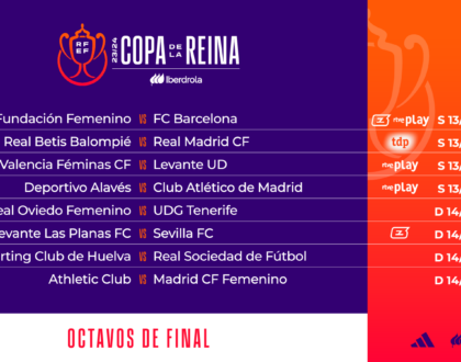 Ya se conoce el día y horario del Oviedo-UDCA Tenerife de los octavos de final de la Copa de la Reina