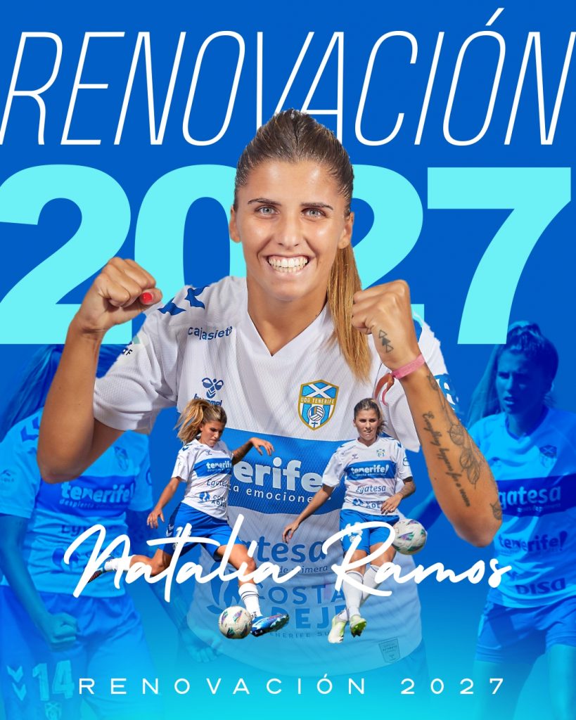 Natalia Ramos renueva con el Costa Adeje Tenerife Egatesa hasta 2027