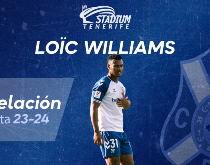 Loïc Williams, jugador revelación del CD Tenerife en 2023
